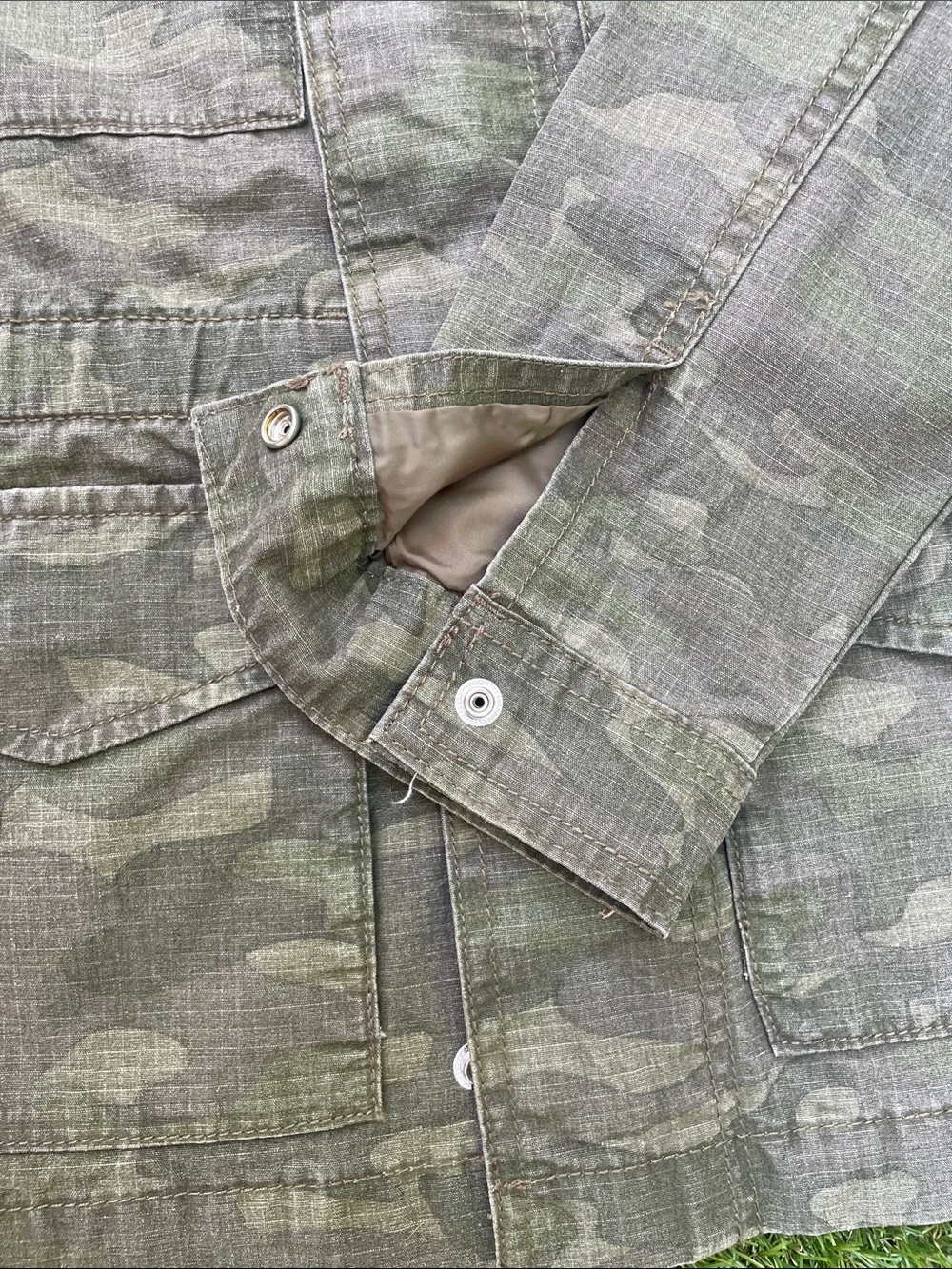 OshKosh B'gosh Kids Gray Camo Utility Jacket
